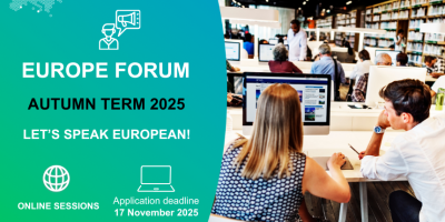 EUROPE FORUM – Session d’automne 2025 : LET’S SPEAK EUROPEAN! – FORTHEM