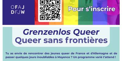 Rencontre franco-allemande de jeunes « Queer sans frontières » (du 24 au 28 juillet 2026 à Mayence)